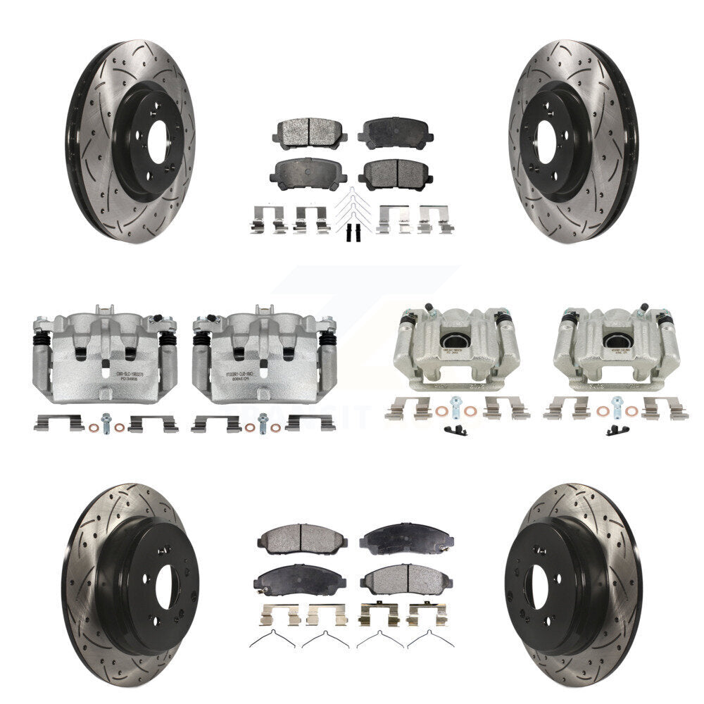 Transit Auto KCD-100430P Disc Brake Kit for 2007-2013 Acura ZDX, Acura MDX - Front and Rear product image