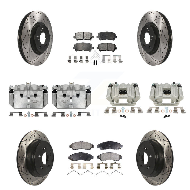 Transit Auto KCD-100430P Disc Brake Kit for 2007-2013 Acura ZDX, Acura MDX - Front and Rear product image