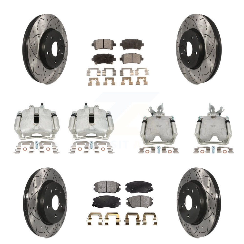 Transit Auto KCD-100430T Disc Brake Kit for 2010-2011 Buick Allure, Buick LaCrosse - Front and Rear product image