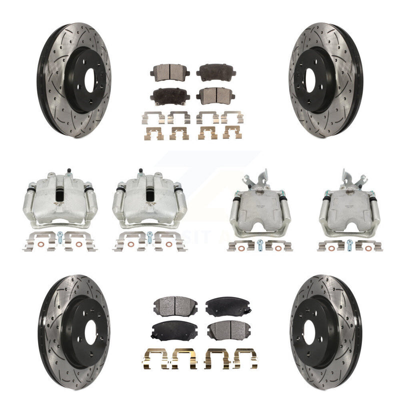 Transit Auto KCD-100430T Disc Brake Kit for 2010-2011 Buick Allure, Buick LaCrosse - Front and Rear product image