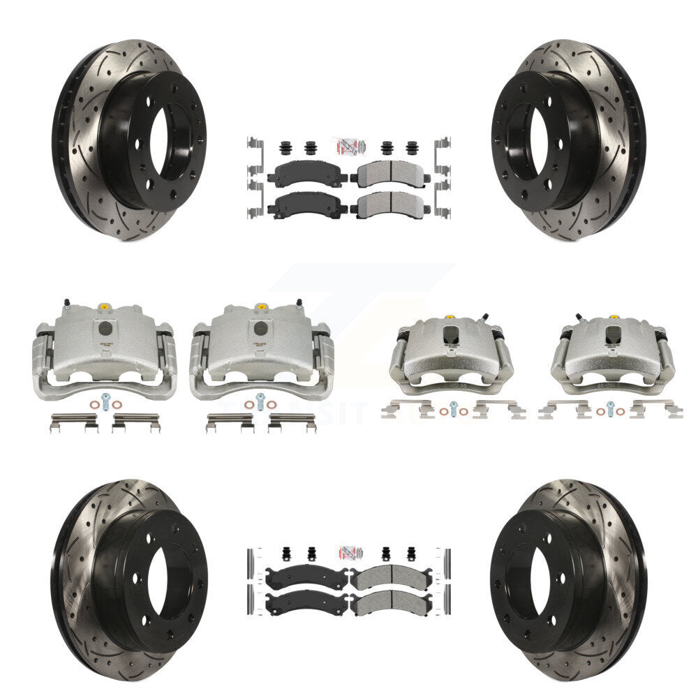 Transit Auto KCD-100431N Disc Brake Kit for 2007-2010 Chevrolet Express 2500, GMC Savana 2500 - Front and Rear product image