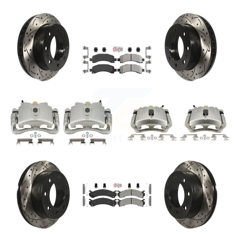 Transit Auto KCD-100431N Disc Brake Kit for 2007-2010 Chevrolet Express 2500, GMC Savana 2500 - Front and Rear product image