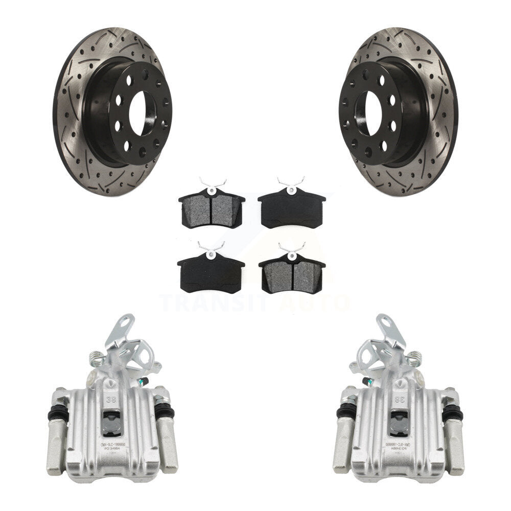Transit Auto KCD-100431S Disc Brake Kit for 2010-2019 Volkswagen Beetle, Volkswagen Jetta, Audi A3 - Rear product image