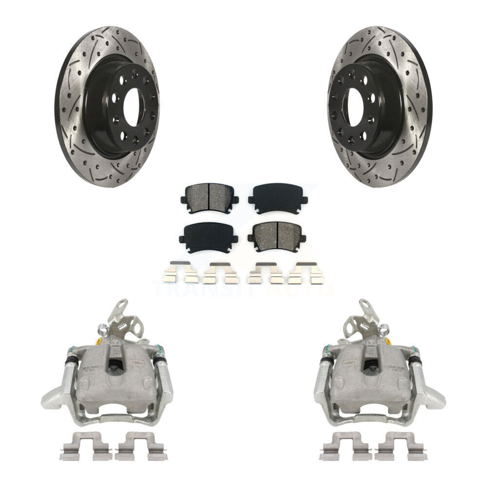 Transit Auto KCD-100432S Disc Brake Kit for 2006-2009 Volkswagen GTI, Audi A3 Quattro - Rear product image