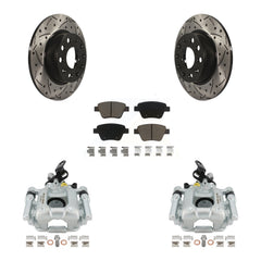 Transit Auto KCD-100433C Disc Brake Kit for 2010-2016 Volkswagen GTI, Volkswagen Beetle, Volkswagen Golf & more - Rear product image