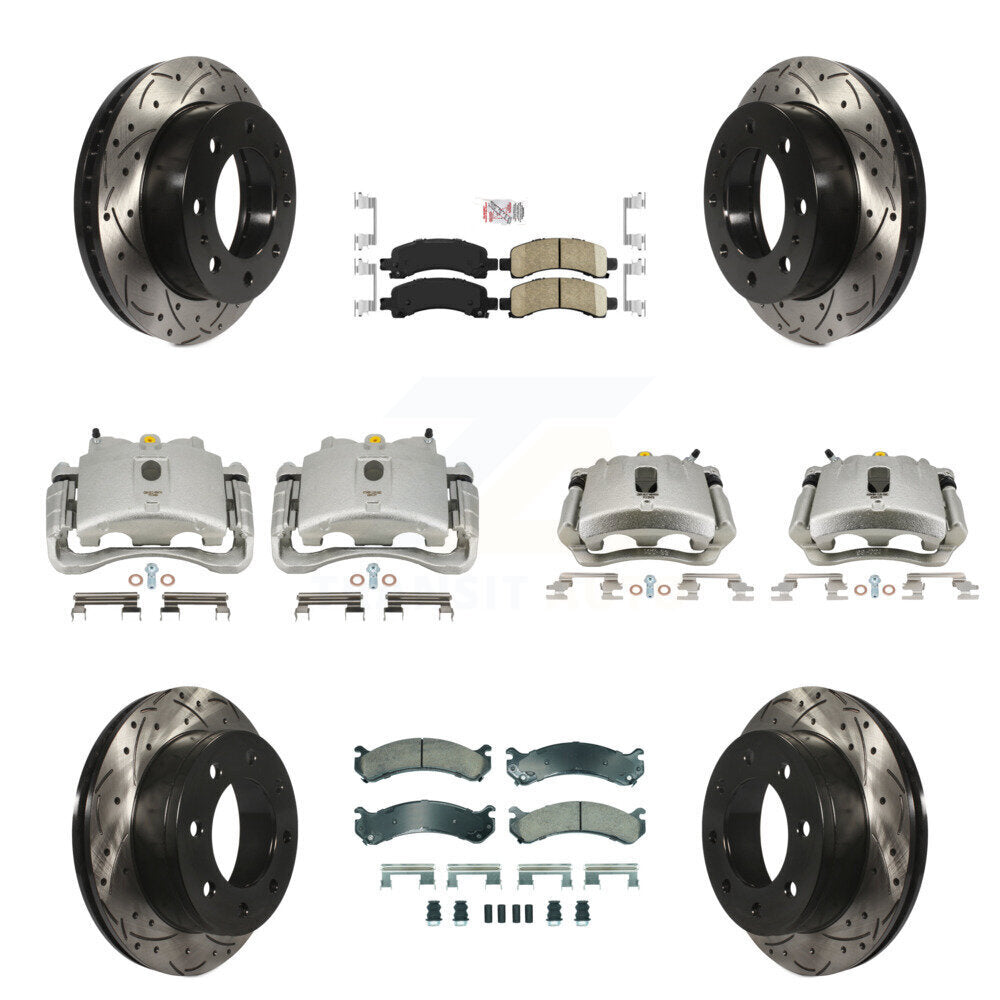 Transit Auto KCD-100434N Disc Brake Kit for 2007-2010 Chevrolet Express 2500, GMC Savana 2500 - Front and Rear product image