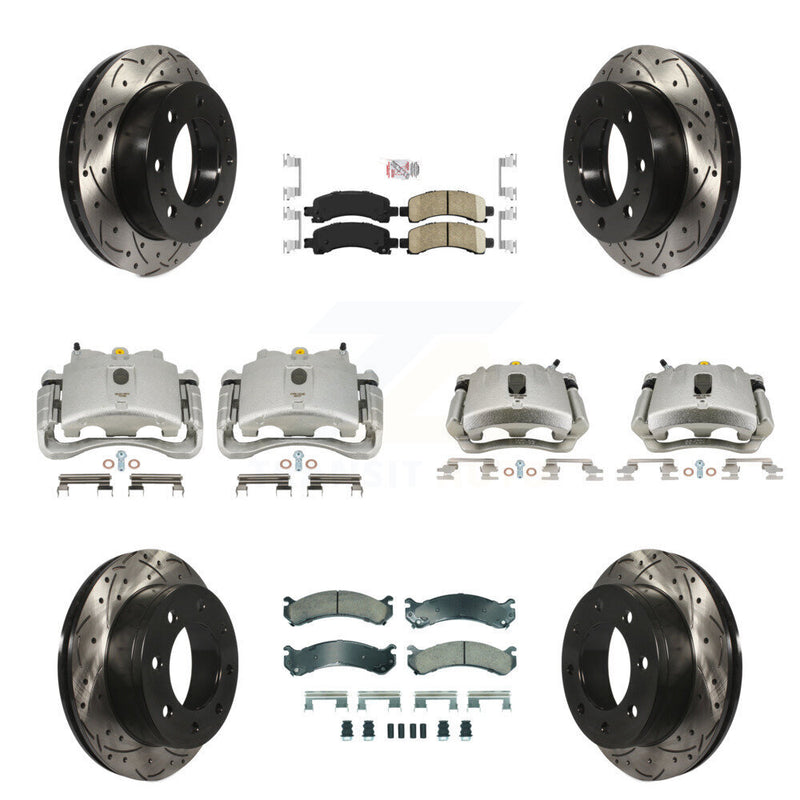 Transit Auto KCD-100434N Disc Brake Kit for 2007-2010 Chevrolet Express 2500, GMC Savana 2500 - Front and Rear product image