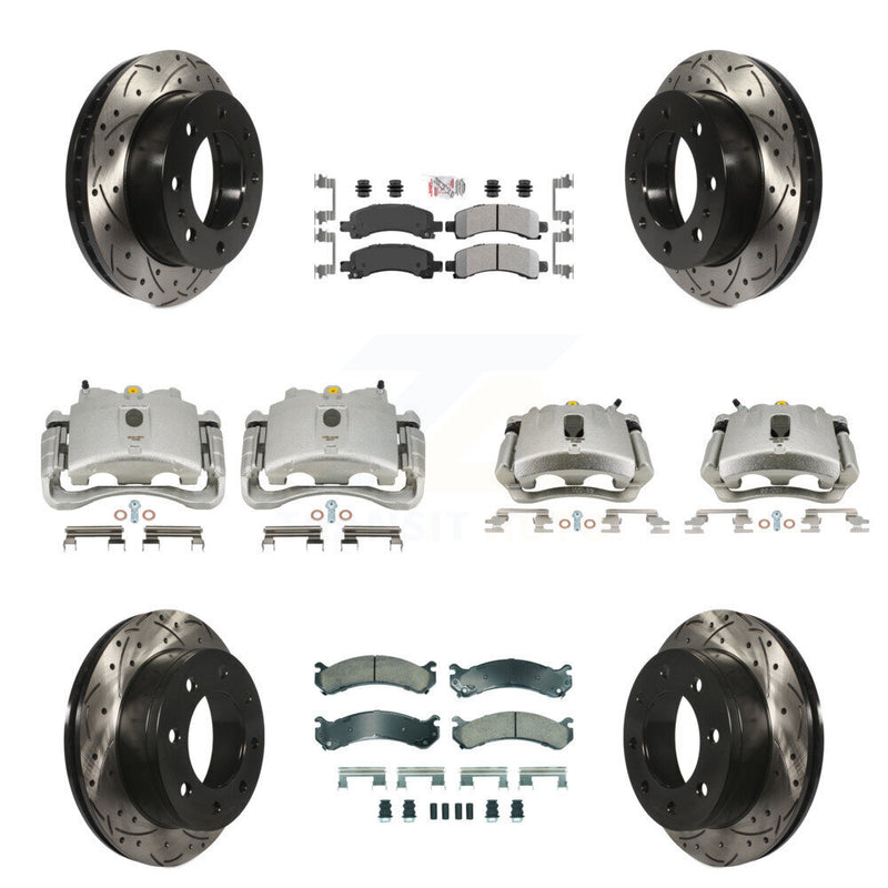 Transit Auto KCD-100435N Disc Brake Kit for 2007-2010 Chevrolet Express 2500, GMC Savana 2500 - Front and Rear product image