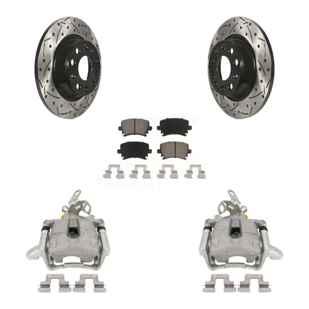 Transit Auto KCD-100436C Disc Brake Kit for 2006-2009 Volkswagen GTI, Audi A3 Quattro - Rear product image