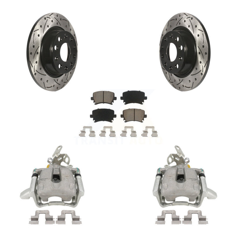 Transit Auto KCD-100436C Disc Brake Kit for 2006-2009 Volkswagen GTI, Audi A3 Quattro - Rear product image