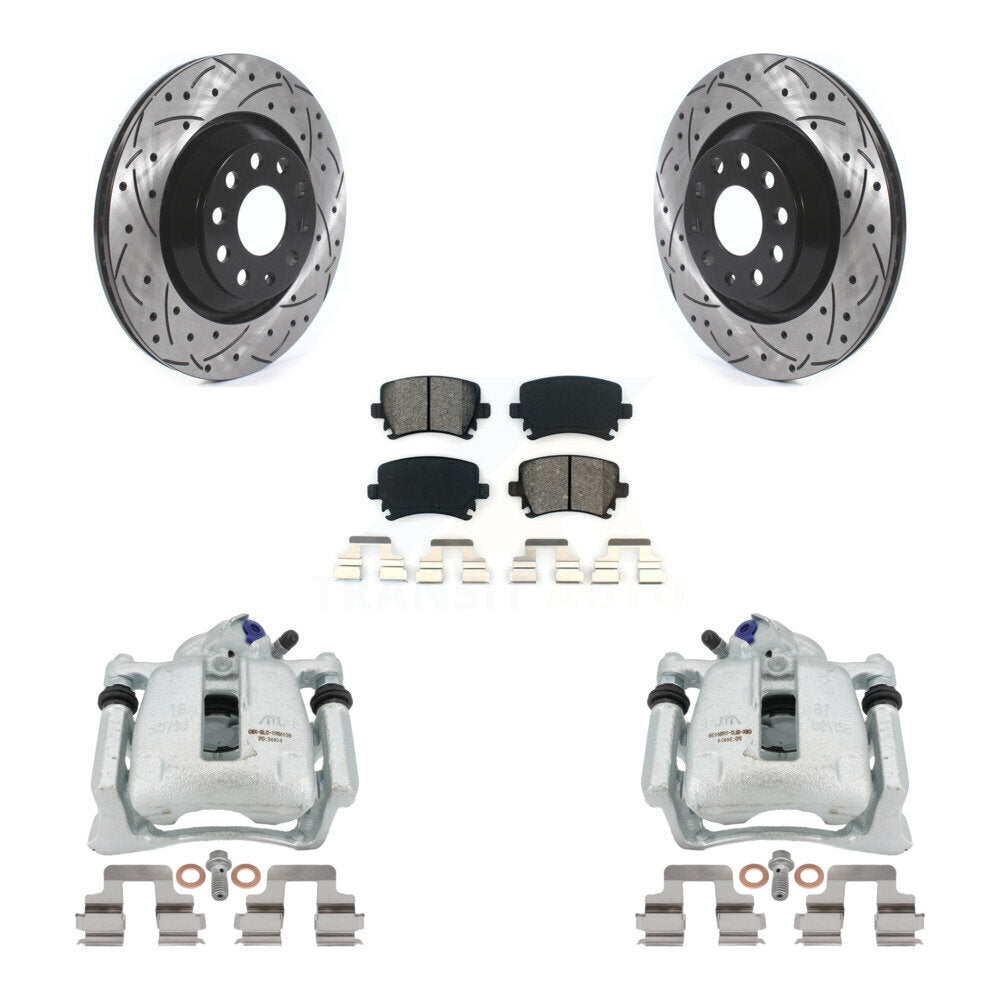 Transit Auto KCD-100436S Disc Brake Kit for 2009-2010 Volkswagen CC, Volkswagen Passat CC - Rear product image