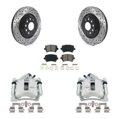 Transit Auto KCD-100436S Disc Brake Kit for 2009-2010 Volkswagen CC, Volkswagen Passat CC - Rear product image