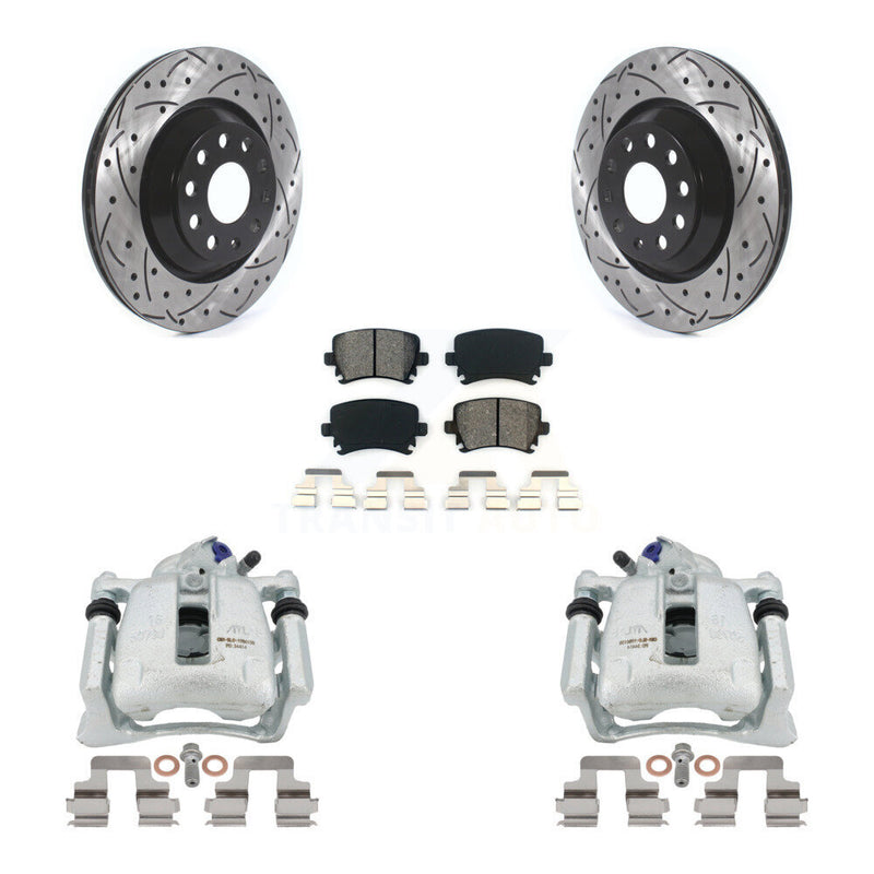 Transit Auto KCD-100436S Disc Brake Kit for 2009-2010 Volkswagen CC, Volkswagen Passat CC - Rear product image