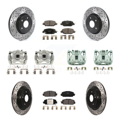 Transit Auto KCD-100437T Disc Brake Kit for 2017-2022 Honda CR-V - Front and Rear product image