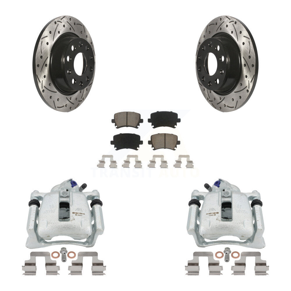 Transit Auto KCD-100438C Disc Brake Kit for 2009-2011 Volkswagen CC, Volkswagen Tiguan - Rear product image