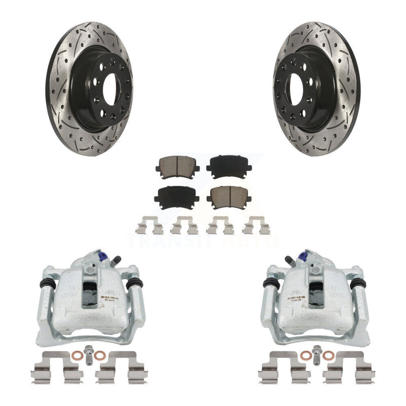 Transit Auto KCD-100438C Disc Brake Kit for 2009-2011 Volkswagen CC, Volkswagen Tiguan - Rear product image