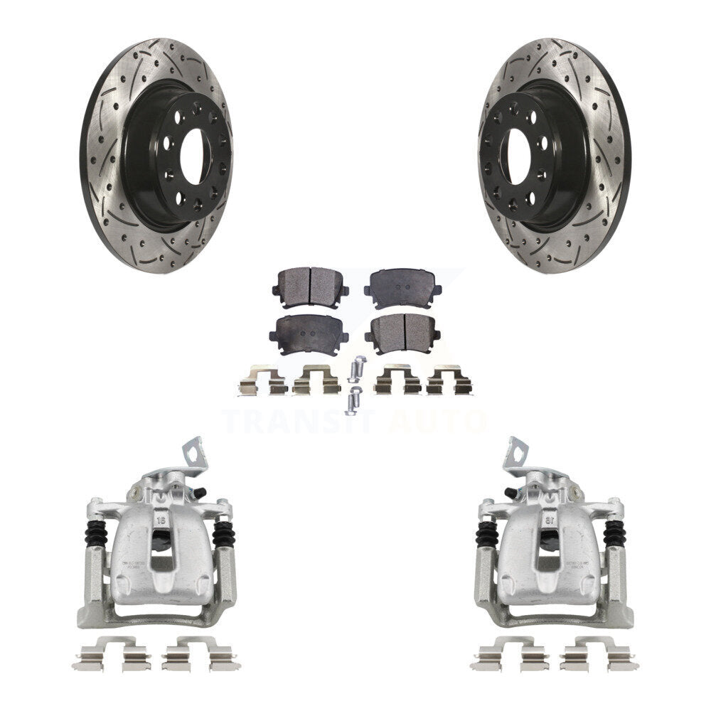 Transit Auto KCD-100438T Disc Brake Kit for 2009-2012 Volkswagen CC, Volkswagen Passat - Rear product image