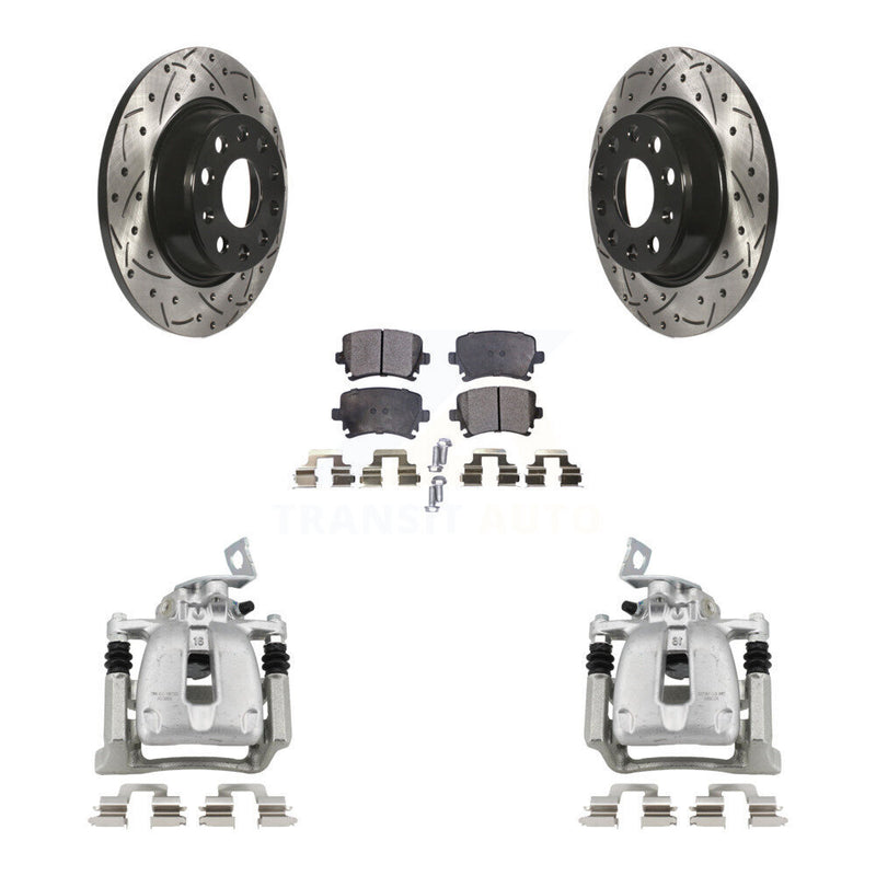 Transit Auto KCD-100438T Disc Brake Kit for 2009-2012 Volkswagen CC, Volkswagen Passat - Rear product image