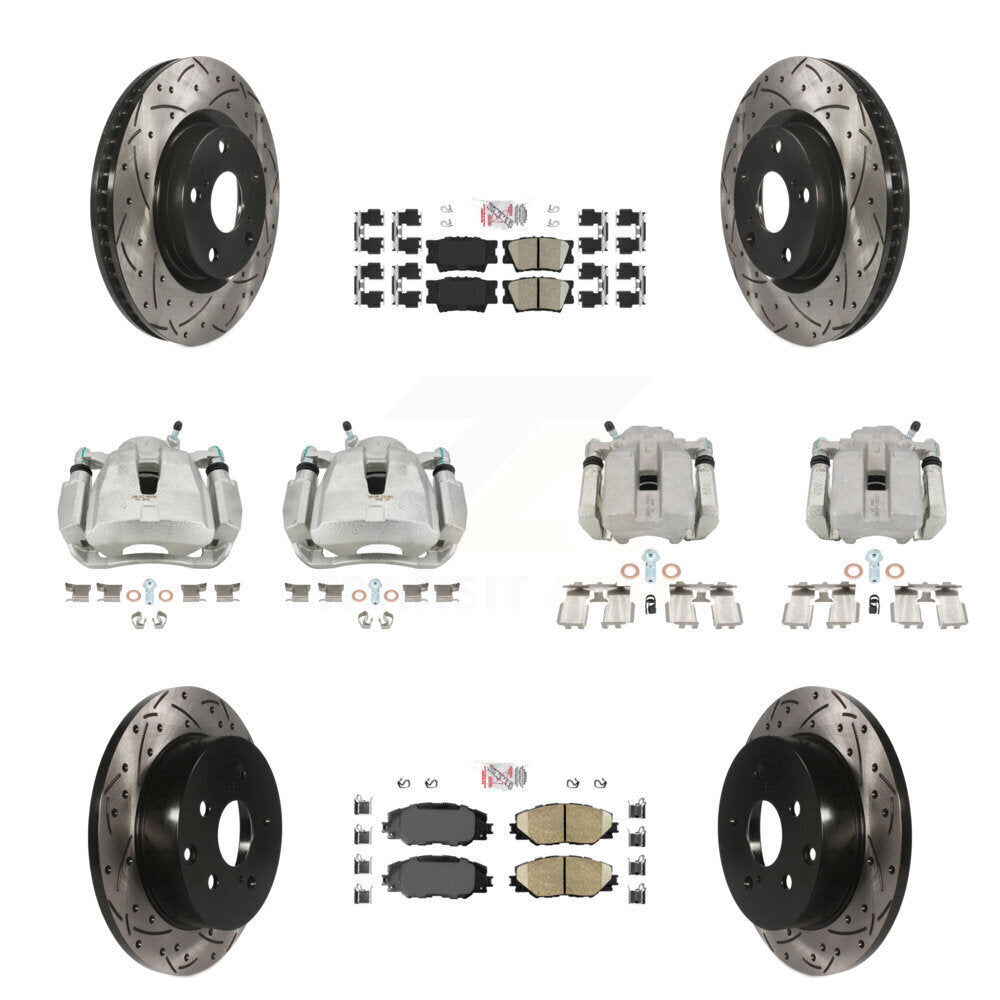 Transit Auto KCD-100439N Disc Brake Kit for 2006-2012 Toyota RAV4 - Front and Rear product image