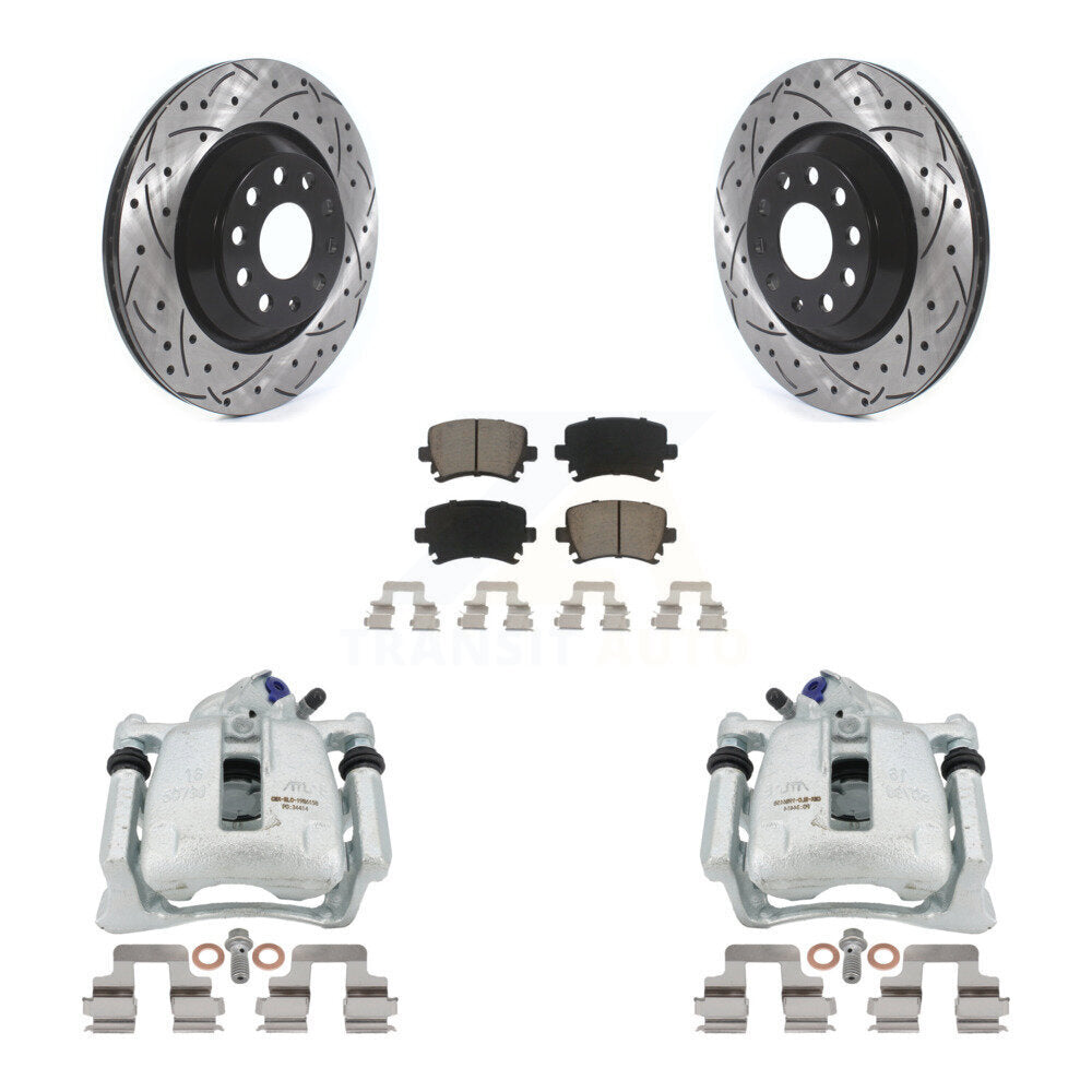 Transit Auto KCD-100440C Disc Brake Kit for 2009-2010 Volkswagen CC, Volkswagen Passat CC - Rear product image