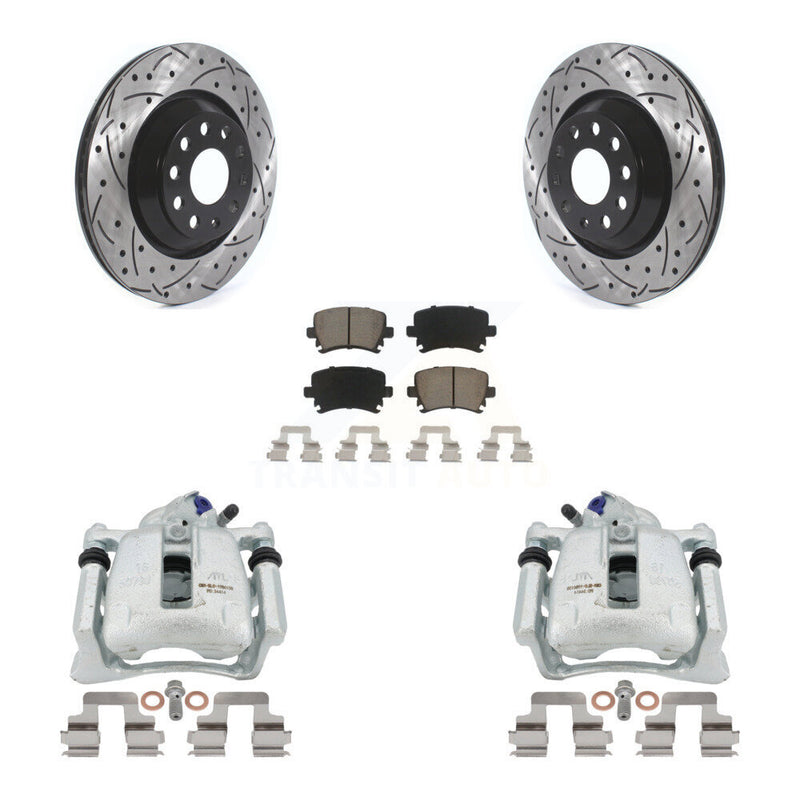 Transit Auto KCD-100440C Disc Brake Kit for 2009-2010 Volkswagen CC, Volkswagen Passat CC - Rear product image