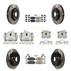 Transit Auto KCD-100441N Disc Brake Kit for 2006-2012 Toyota RAV4 - Front and Rear product image