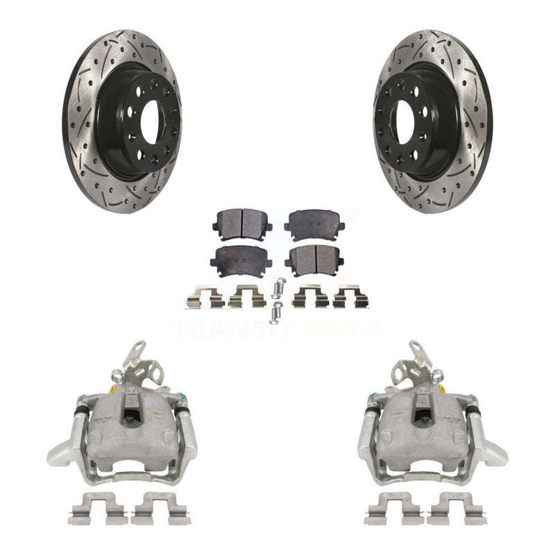 Transit Auto KCD-100442P Disc Brake Kit for 2006-2009 Volkswagen GTI, Audi A3 Quattro - Rear product image
