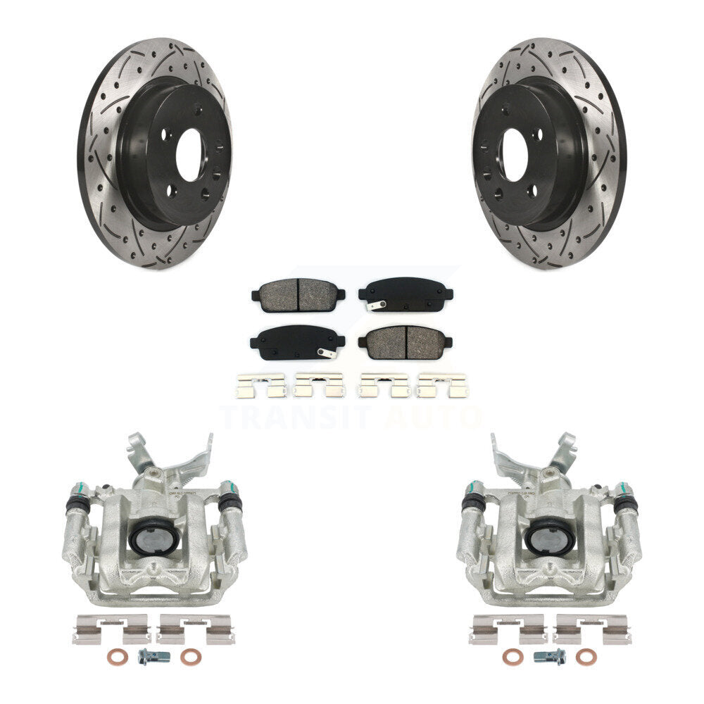 Transit Auto KCD-100442S Disc Brake Kit for 2013-2017 Chevrolet Sonic, Buick Encore, Chevrolet Trax - Rear product image