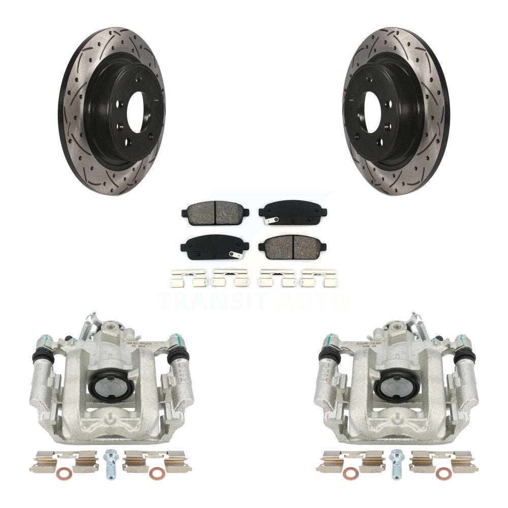 Transit Auto KCD-100443S Disc Brake Kit for 2011-2015 Cadillac ELR, Chevrolet Cruze, Chevrolet Orlando & more - Rear product image