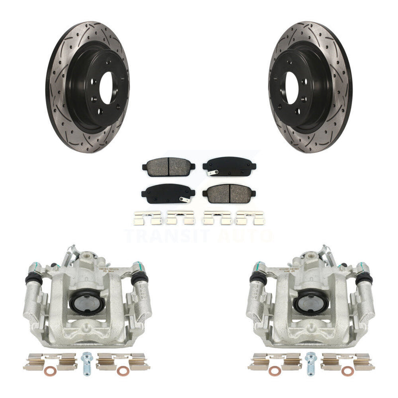 Transit Auto KCD-100443S Disc Brake Kit for 2011-2015 Cadillac ELR, Chevrolet Cruze, Chevrolet Orlando & more - Rear product image