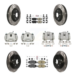 Transit Auto KCD-100444N Disc Brake Kit for 2012-2018 Toyota RAV4 - Front and Rear product image