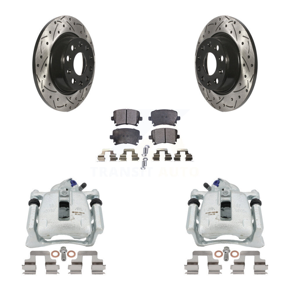 Transit Auto KCD-100444P Disc Brake Kit for 2009-2011 Volkswagen CC, Volkswagen Tiguan - Rear product image