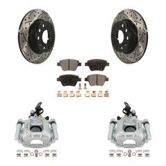 Transit Auto KCD-100444T Disc Brake Kit for 2010-2016 Volkswagen GTI, Volkswagen Beetle, Volkswagen Golf & more - Rear product image
