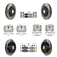 Transit Auto KCD-100445N Disc Brake Kit for 2012-2018 Toyota RAV4 - Front and Rear product image