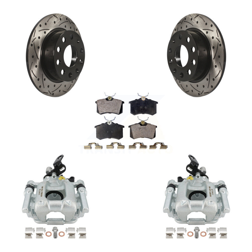 Transit Auto KCD-100445P Disc Brake Kit for 2012 Volkswagen Beetle - Rear product image