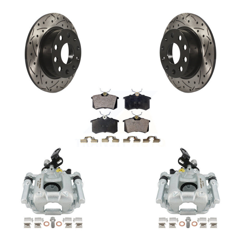 Transit Auto KCD-100445P Disc Brake Kit for 2012 Volkswagen Beetle - Rear product image