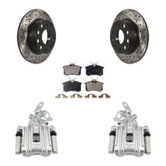 Transit Auto KCD-100445T Disc Brake Kit for 2010-2019 Volkswagen Beetle, Volkswagen Jetta, Audi A3 - Rear product image