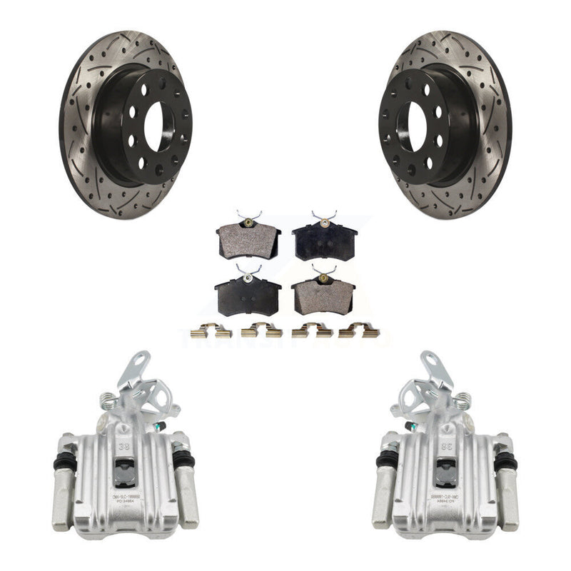 Transit Auto KCD-100445T Disc Brake Kit for 2010-2019 Volkswagen Beetle, Volkswagen Jetta, Audi A3 - Rear product image