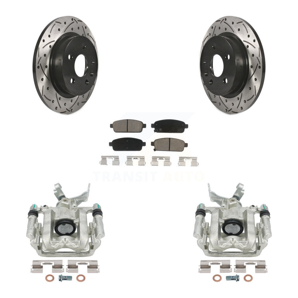 Transit Auto KCD-100446C Disc Brake Kit for 2013-2017 Chevrolet Sonic, Buick Encore, Chevrolet Trax - Rear product image