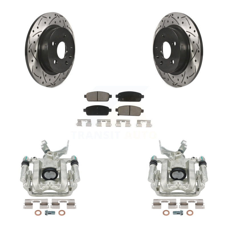 Transit Auto KCD-100446C Disc Brake Kit for 2013-2017 Chevrolet Sonic, Buick Encore, Chevrolet Trax - Rear product image