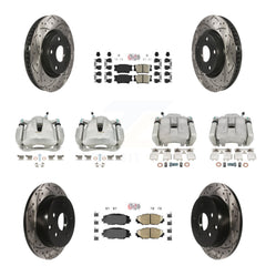 Transit Auto KCD-100446N Disc Brake Kit for 2012-2018 Toyota RAV4 - Front and Rear product image