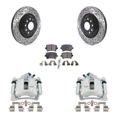 Transit Auto KCD-100446P Disc Brake Kit for 2009-2010 Volkswagen CC, Volkswagen Passat CC - Rear product image