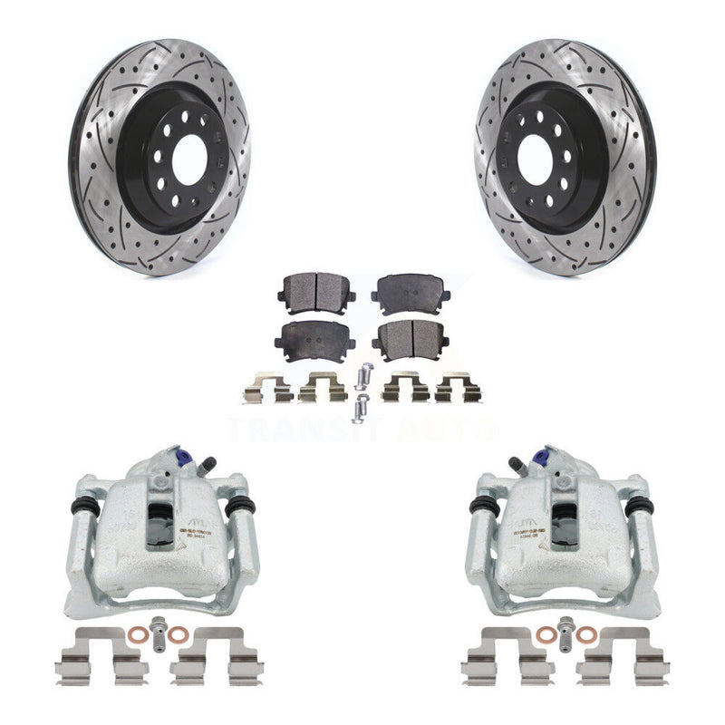 Transit Auto KCD-100446P Disc Brake Kit for 2009-2010 Volkswagen CC, Volkswagen Passat CC - Rear product image