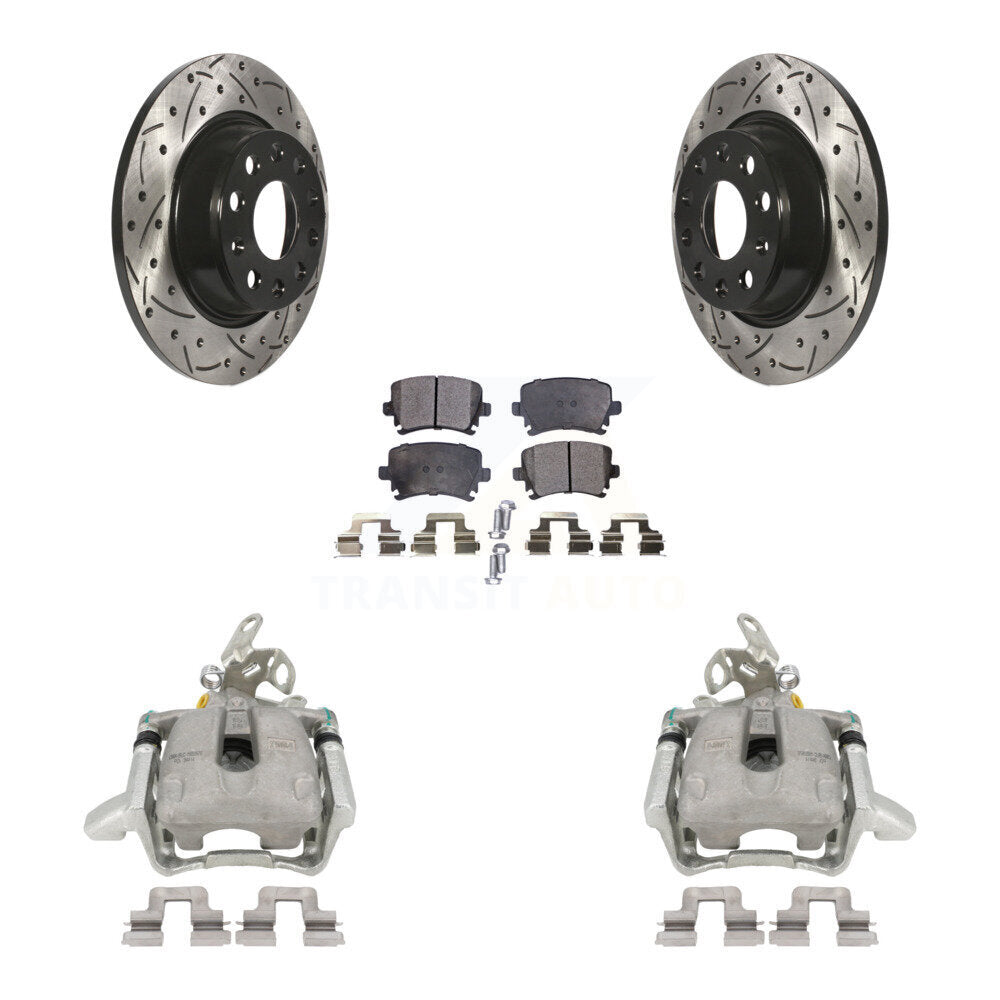 Transit Auto KCD-100446T Disc Brake Kit for 2006-2009 Volkswagen GTI, Audi A3 Quattro - Rear product image
