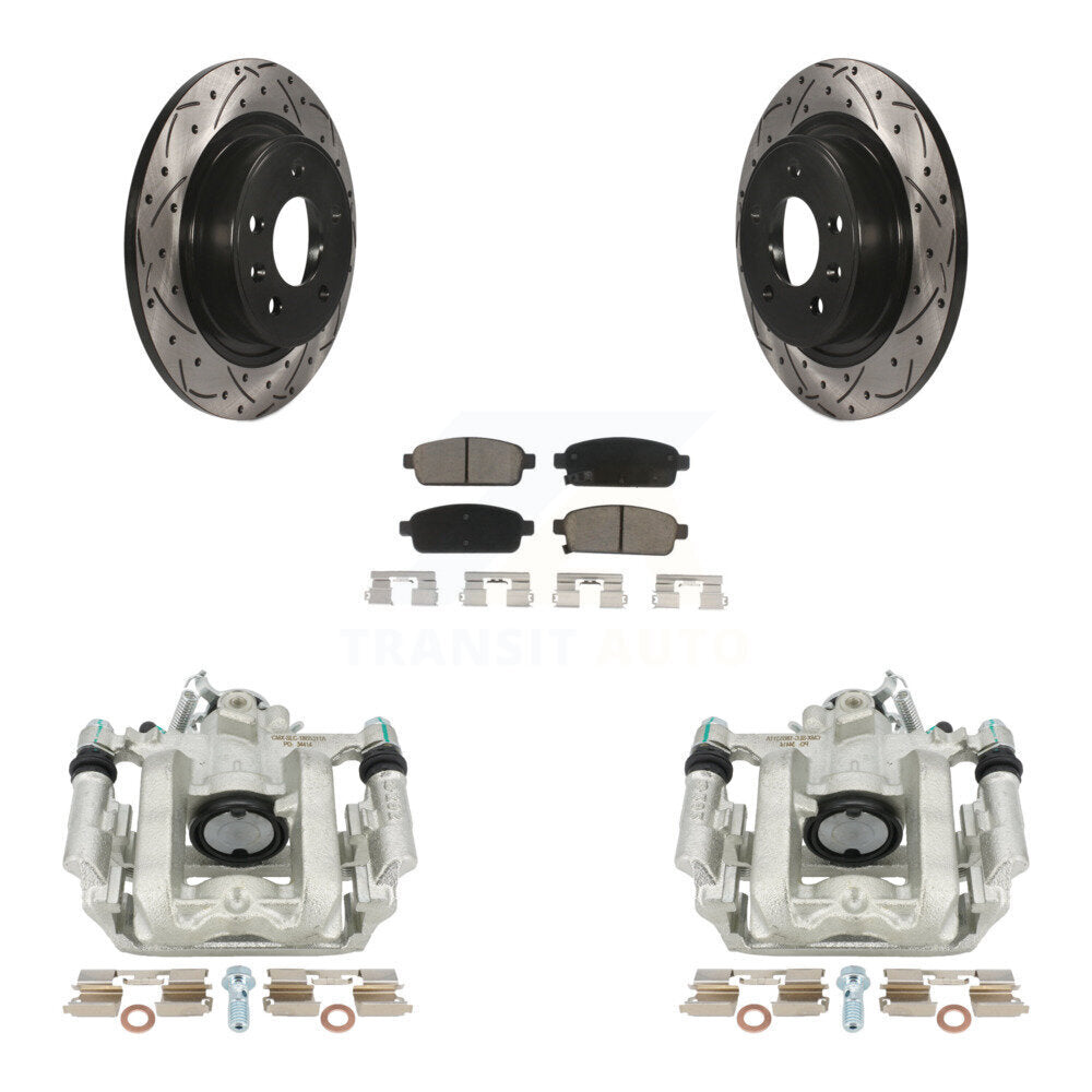 Transit Auto KCD-100447C Disc Brake Kit for 2011-2015 Cadillac ELR, Chevrolet Cruze, Chevrolet Orlando & more - Rear product image