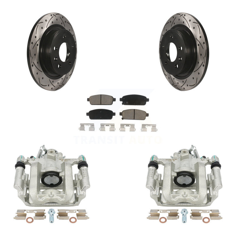Transit Auto KCD-100447C Disc Brake Kit for 2011-2015 Cadillac ELR, Chevrolet Cruze, Chevrolet Orlando & more - Rear product image