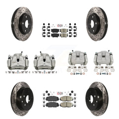 Transit Auto KCD-100448N Disc Brake Kit for 2012-2018 Toyota RAV4 - Front and Rear product image