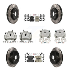 Transit Auto KCD-100449N Disc Brake Kit for 2012-2018 Toyota RAV4 - Front and Rear product image