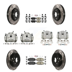 Transit Auto KCD-100450N Disc Brake Kit for 2012-2018 Toyota RAV4 - Front and Rear product image