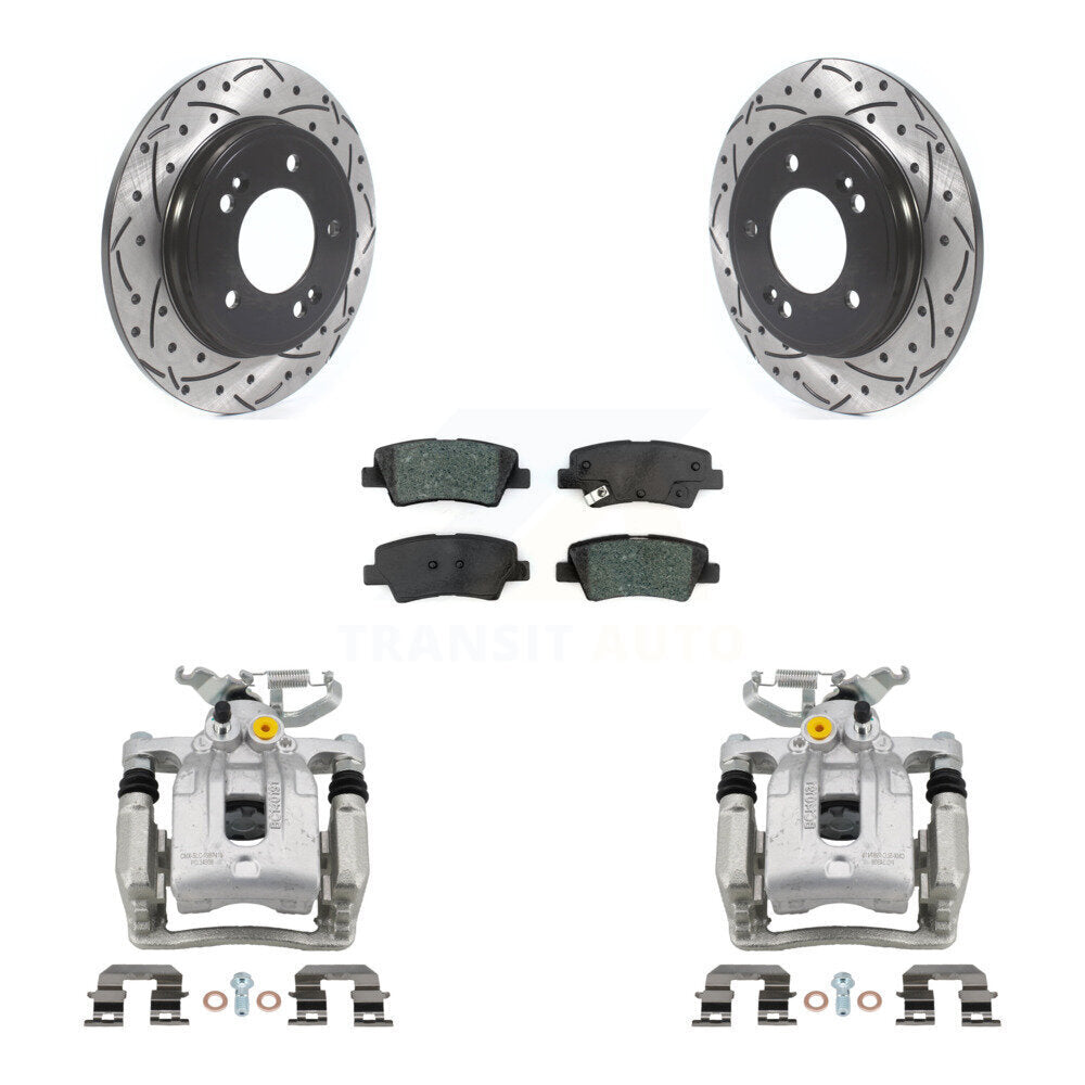 Transit Auto KCD-100450S Disc Brake Kit for 2017-2022 Kia Niro, Hyundai Elantra, Hyundai Ioniq - Rear product image